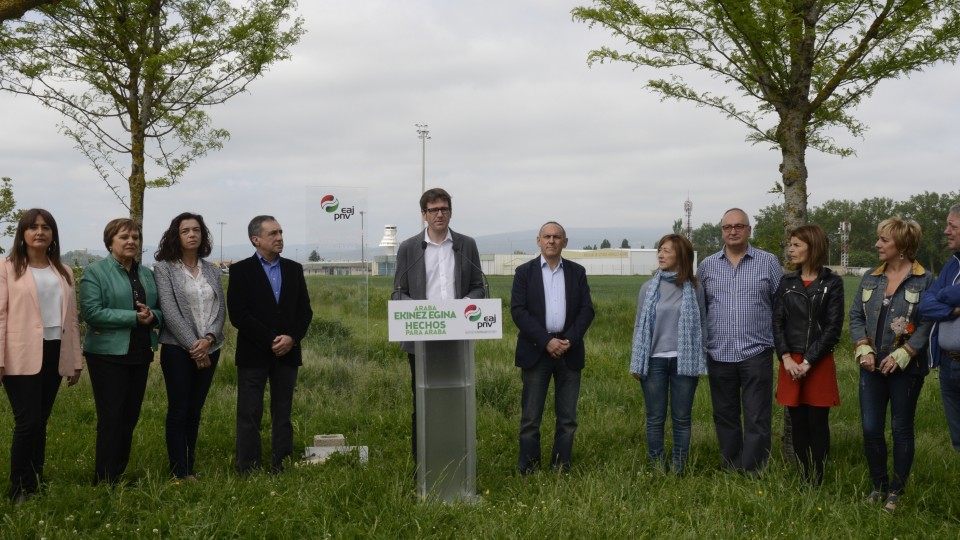 Ramiro González y Gorka Urtaran en Foronda