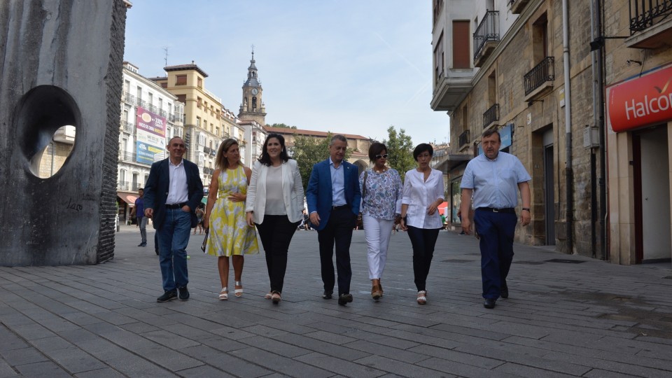 Presentación de los candidatos de EAj-PNV por Araba para las Elecciones Vascas