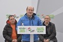 Andoni Ortuzar, Ramiro González y Xabier Agirre participan en la inauguración del batzoki de Ribera Baja, en Rivabellosa