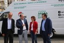 Presentación de la oficinas móviles para el voto por correo en Araba