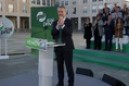 Mitin. Vitoria-Gasteiz. Lakua. Gorka Urtaran, Ramiro González, Izaskun Bilbao, Iñigo Urkullu