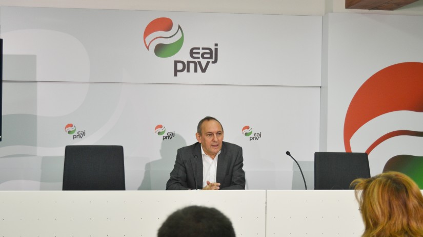“Después de dos semanas de contactos no se han alcanzado avances significativos en la negociación presupuestaria” Ramiro González, portavoz de EAJ-PNV “Después de dos semanas de contactos no se han alcanzado avances significativos en la negociación presupuestaria” Ramiro González, portavoz de EAJ-PNV