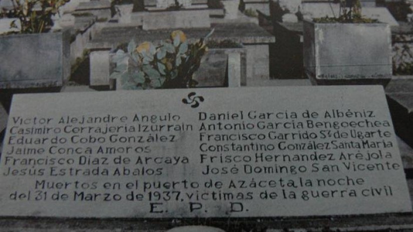 Homenaje a los 16 asesinados de Azazeta