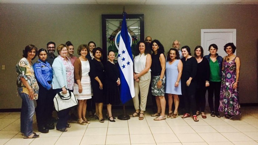 Ana Oregi y Amaia Arregi participan en la delegación vasca de seguimiento de los Derechos Humanos en Honduras